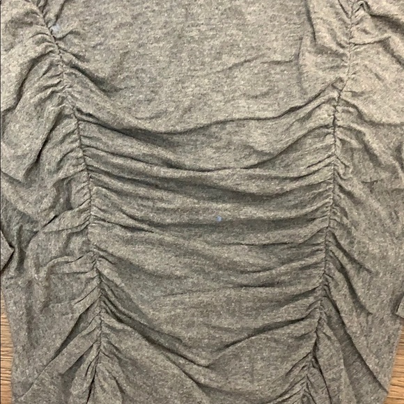 Vivienne Tam Ruched top in heathered gray size Med - Picture 3 of 4